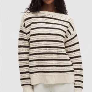 Lululemon Cotton Crochet Sweater - small